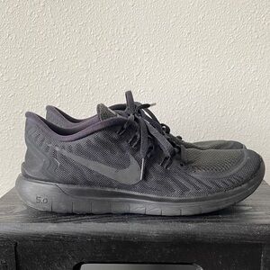Nike Free 5.0 Black Women’s Athletic Shoes Size 8